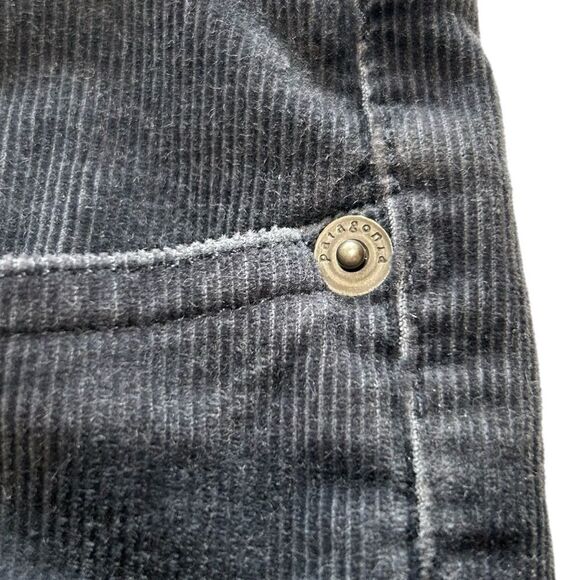 Patagonia Women's Organic Cotton Fitted Corduroy Low Rise Skinny Pants Grey 30 - Picture 9 of 10